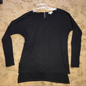 ZENANA OUTFITTERS Long Sleeve Zipper Tee